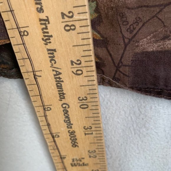 Columbia Hunting Gear Men’s Button Up Large Brown Elk Dear Woods Print Heavyweig - Picture 11 of 12